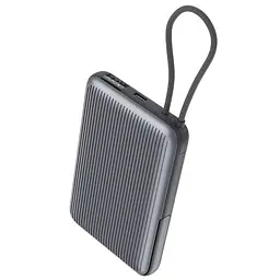 Універсальна мобільна батарея Proove Moon Rock 2 in 1 22.5W 10000mAh Сірий (PBR122012105)
