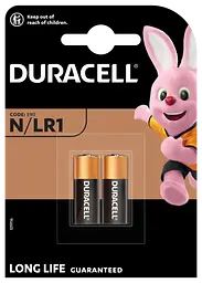 Лужні батарейки Duracell N 1,5V E90/LR1, 2 шт. (81545465) - мініатюра 2