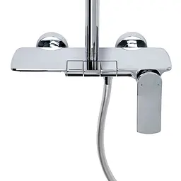 Душова система універсальна Qtap Slavonice на три споживача (з виливом) QTSLA111CRM45904 Chrome, Хром - мініатюра 11