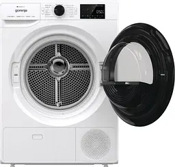 Gorenje Сушильна машина тепловий насос, 9кг, A++, 60см, дисплей, 16 програм, Wi-Fi, білий - мініатюра 4