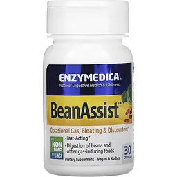Фермент для перетравлення складних вуглеводів Enzymedica BeanAssist 30 капсул - мініатюра 4