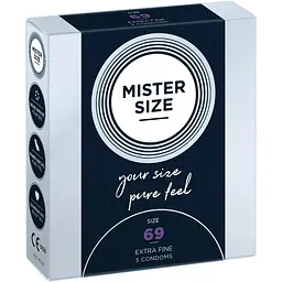 Презервативи Mister Size - Pure feel - 69 (3 condoms) - мініатюра 2