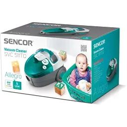 Пилосос Sencor Allegro синьо-сірий (SVC511TQ-EUE2) - мініатюра 11