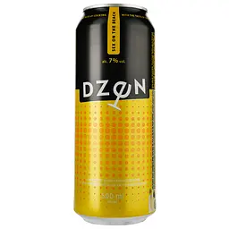 Напиток слабоалкогольный Dzen со вкусом коктейля Секс на Пляже, 7%, ж/б, 0,5 л