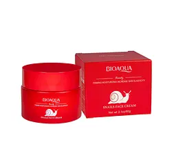 Крем Bioaqua для обличчя з муцином равлика Snail Face Cream 60 г - мініатюра 2