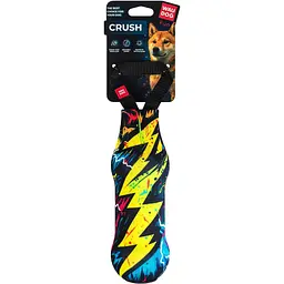 Іграшка для собак Waudog Fun Crush з пластиковою пляшкою та пискавкою Арт блискавка 36.5х8 см - мініатюра 3