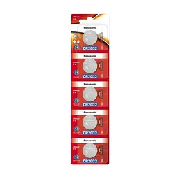 Батарейка CR 2032 Lithium 5pcs Blister Panasonic (CR-2032/5BE)