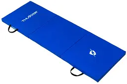 Матрац гімнастичний THUNDER MG-02, 180 х 60 х 5 см, синій (MG-02-BLUE) - мініатюра 1