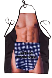 Кухонний фартух з плюшевим пенісом Kitchen Apron Men Body - мініатюра 3
