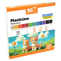 Пластилін "Yes" O’range Line 12 кольор. 240гр №540689