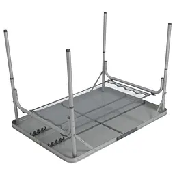 Стіл Bo-Camp Premium 100x70 cm Сірий - мініатюра 4