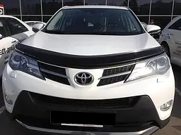 Дефлектор капоту мухобійка Toyota RAV-4 2013- Темний підгин