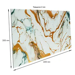 Самоклеюча стінова PET плитка 600х300х2 мм SW-00002646 - мініатюра 3