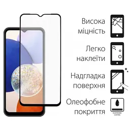 Скло захисне Dengos Samsung Galaxy A14/M14 2шт. (DG-TG2P-21) - мініатюра 2