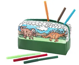 Пенал-розмальовка Moxy Dinosaur Expedition з фломастерами (990194) - мініатюра 3