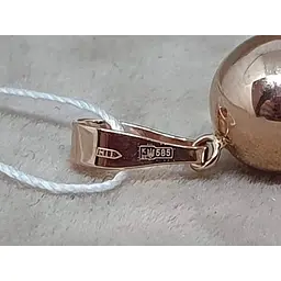 Золота підвіска Favoritum Кулька. 310328_9 - мініатюра 4