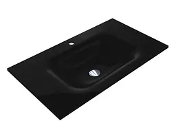 Умивальник Miraggio Jessel 800 mirastone black Чорний матовий 0001468