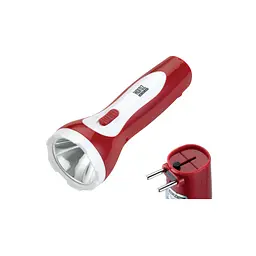 Ліхтарик ручний світлодіодний LED Horoz Electric "PELE-3" 3W червоний - мініатюра 2