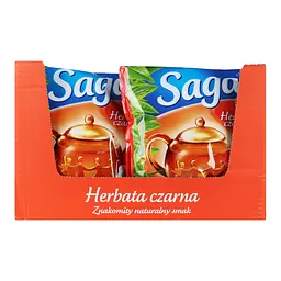 Чай чорний Saga Herbata, 140 г (100 шт. х 1.4 г) (917459) - мініатюра 3