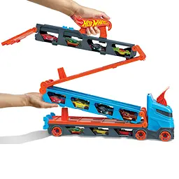Грузовик-транспортер Hot Wheels Суперперегони(GVG37) - мініатюра 3