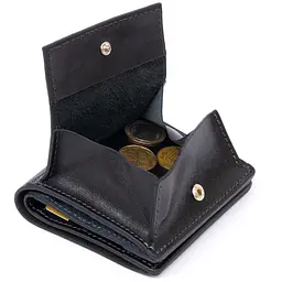 Шкіряне портмоне GRANDE PELLE 9,5х10х2 см acs0016032 - мініатюра 3