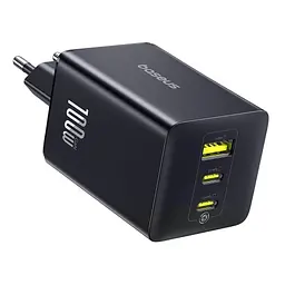 Сітчасте зарядне пристрій Baseus EnerFill FE11 Fast Charger 2C+U 100W EU чорний P10182102123-00 P10182102123-00