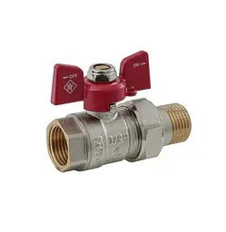 Кран кульовий з американкою Nolf classic 1/2" прямий NFC.921-06 (NF3150) - мініатюра 3
