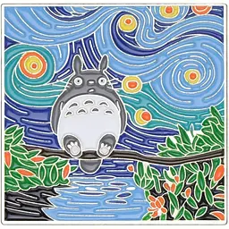 Значок Вінсент Ван Гог Мій Сусід Тоторо Vincent Van Gogh My Neighbor Totoro 3 см CH P VVG T 3