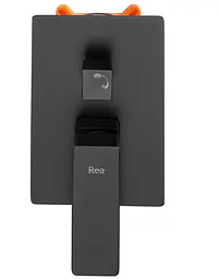 Душова система прихованого монтажу Rea Orix + Box black matt REA-P8465, Чорний матовий - мініатюра 2