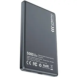 Павербанк Choetech Magnetic Wireless Black 5 000 mAh / 20 Вт (B738-CCBK) - мініатюра 2