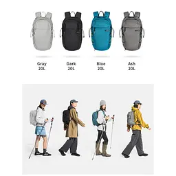 Рюкзак туристичний Naturehike CNK2450XB023, 20 л, синій - мініатюра 6