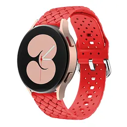 Ремінець Twist для Samsung Gear Sport - червоний ширина кріплення 20мм силікон Watchbands (W31-9WB23876111) - мініатюра 2