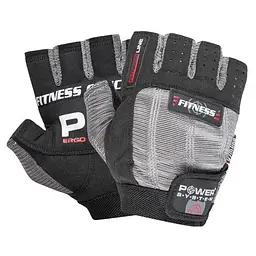 Рукавички для фітнесу Power System PS-2300, Grey/Black - M