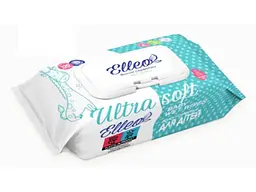 Вологі серветки ELLEO 120шт Дитячі Алое (клапан)