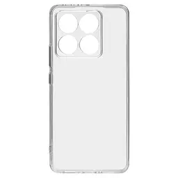 Прозрачный чехол для Xiaomi 14T с защитой камеры, тонкий, силиконовый, бесцветный, ударопрочный, противоударный бампер с закрытой камерой, ArmorStandart (ARM79337)