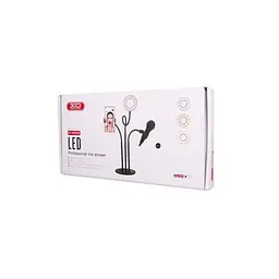 Кільцева лампа XO BGD006/LS-90-6 3.5-inch disc base single head 3 in 1 Біла - мініатюра 4
