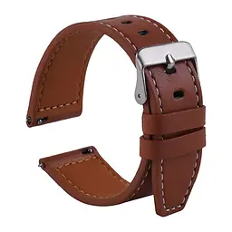 Шкіряний ремінець Universal Samsung/Amazfit/Huawei 20 mm Brown
