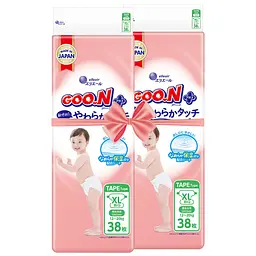 Підгузки Goo.N Plus для дітей 5XL 12-20 кг 76 шт., 76 шт.  (21001499-2)