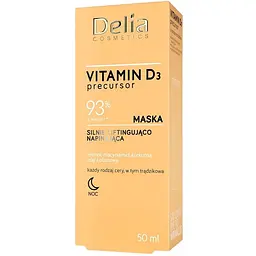 Маска для обличчя Delia Cosmetics Vitamin D3 підтягуюча 50 мл - мініатюра 2