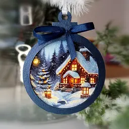 Творчий набір для створення 3-х ялинкових прикрас "Fairytale Christmas" FDCKW-051 - мініатюра 8