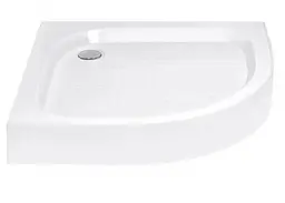 Набір Lidz Душова кабіна Latwa SC90x90.SAT.LOW.GR, напівкругла, скло тоноване 4 мм + Душовий піддон Kapielka ST90x90x15 - мініатюра 8