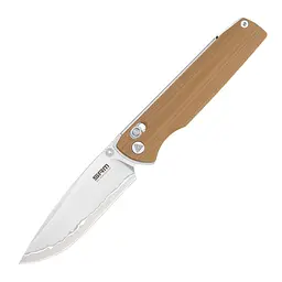 Нож складной туристический SRM Terrier 258L-GW2 (9.3 см) 140Cr/G10 коричневый