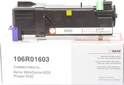 Картридж тон. BASF для Xerox Phaser 6500/WC6505 аналог 106R01603 Yellow ( 2500 ст.) (BASF-KT-106R01603) - мініатюра 1