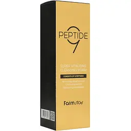 Уцінка. Пінка для вмивання FarmStay Peptide 9 Super Vitalizing Cleansing Foam 180 мл Термін придатності до 11.05.26 - мініатюра 4