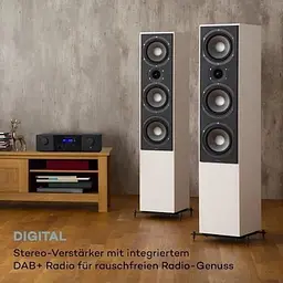 Стерео підсилювач Auna AMP-4000 DAB Hifi 400Вт (10038329) - мініатюра 2