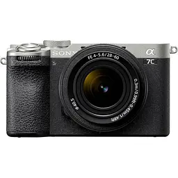 Бездзеркальний фотоапарат Sony Alpha A7C II Kit FE f/4-5.6 28-60mm Silver (ILCE7CM2LS) UA [137138]