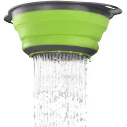 Кошики складні Wester W86 для миття овочів і фруктів 2 шт. Green Gray (do122) - мініатюра 3
