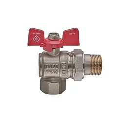 Кран кульовий з американкою Nolf classic 3/4" кутовий NFC.941-08 (NF3156) - мініатюра 4