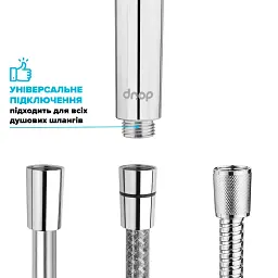 Фільтруюча лійка для душу DROP SPA3F-MULTI120F на 3 режими з вугільним фільтром - мініатюра 7