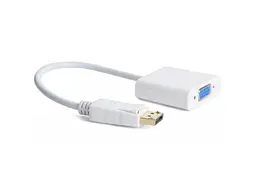 Перехідник Cablexpert DisplayPort to VGA (A-DPM-VGAF-02-W)
